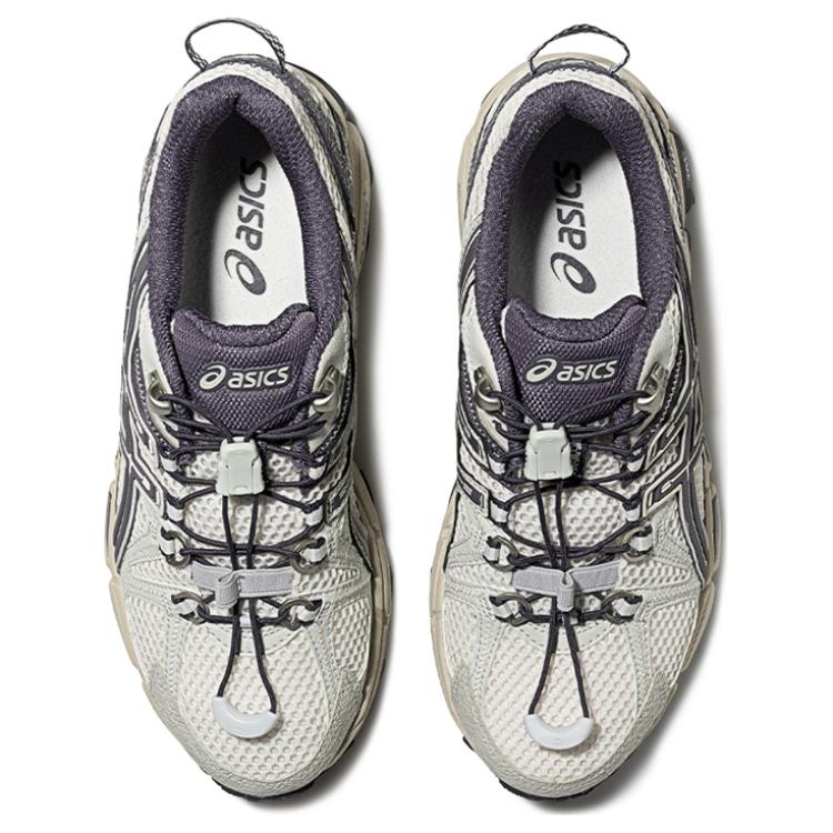 Asics Гель Кахана 8 FL Низкий верх Повседневные Кроссовки для трейлраннинга Городские поездки Бег на длинные дистанции Женские Серые Белые Кроссовки 1012B634-101