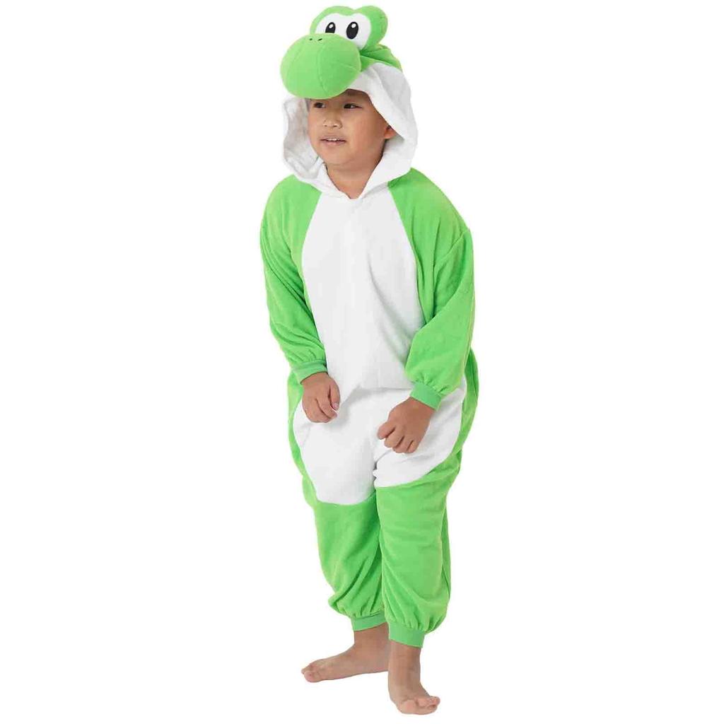 SAZAC Character Fleece Kigurumi Super Mario Yoshi for Children 130cm