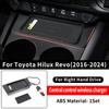 For 2016-2024 Toyota Hilux Revo Central Control Mobile Phone Wireless Charger Module Charging Modification Parts Auto-sensing