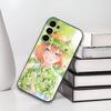 Y-Yotsuba N-Nakano Мягкий Силиконовый Чехол для Телефона для Samsung S25/S24/S21/S22/S23/S30/Ultra/S20/Plus Черный Чехол