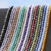 6mm Flat Beads Crystal Beads Wheel Beads Diy Glass Beads Beading Accessories Materials Color Plated Abacus Beads Loose Beads Beads for Jewelry Making
