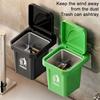 Mini Trash Can Pen Holder Tiny Desktop Curbside Garbage Bin with Lid Small Plastic Recycling