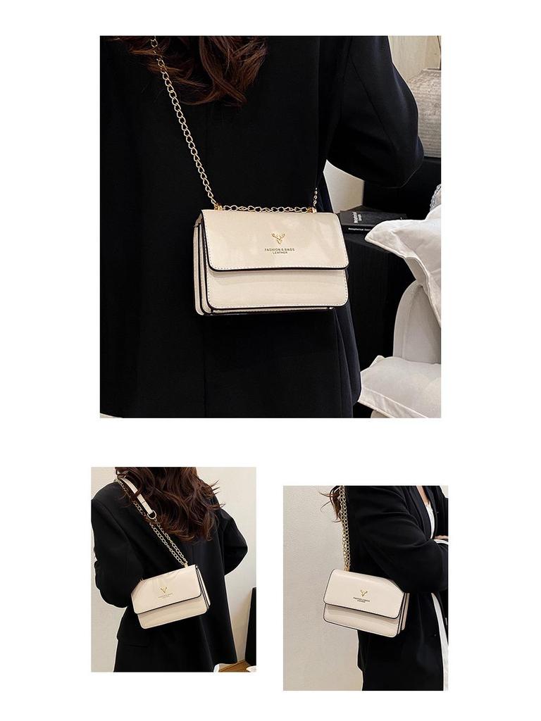 2025 Роскошная женская сумка кроссбоди: Сумка через плечо с цепочкой и головой оленя