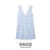 Fashion Style 2024 Autumn New Arrival Women Stylish Jewelry Beaded Knitting Mini Dress 2142081