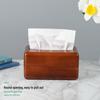 Wooden Tissue Box Holder: Eco-Friendly Design for Living Room, Coffee Table, or Office Desk