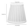 2PCS Clip On Design Clip On Lamp Shade Fabric Pleated Fabric Lampshade Small Lamp Shade  Wall Lamp