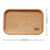Multiple Styles Solid Wood Cartoon Dinner Tray Cute Animal Pattern Children's Rice Plate Odorless Wood Food Dishes Meal