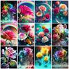Diamond Painting Colorful Roses New Arrivals Diy Full Square Round Drill Rhinestone Embroidery Flowers Mosaic Cross Stitch Kits AA4635