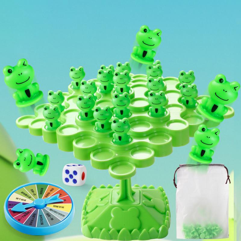 1 набор настольной игры «Балансировка» для детей, лягушка, балансирующее дерево, детская математическая игрушка Монтессори, взаимодействие родителей и детей, настольная игра-балансировка