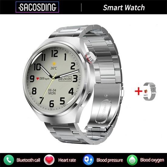 SACOSDING Watch 4 Pro Мужские спортивные умные часы GT4PRO 1,53-дюймовый AMOLED-экран HD полноэкранный сенсорный Bluetooth-вызов GPS-часы для женщин для HUA WEI