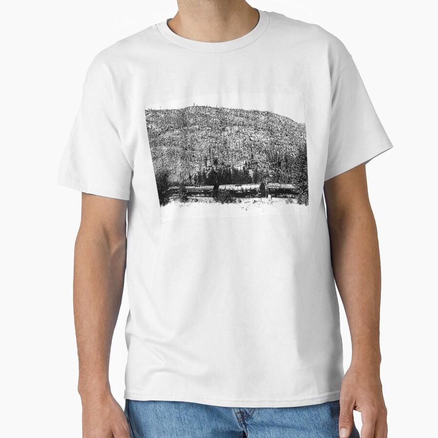 Mountainside Train Tracks Classic T-Shirt