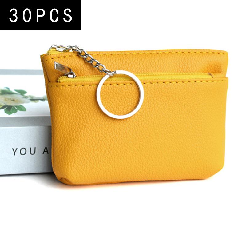 Coin Purses Women PU Leather New Small Mini Soft Surface Fashion Key Bank Card Coin Small Wallet