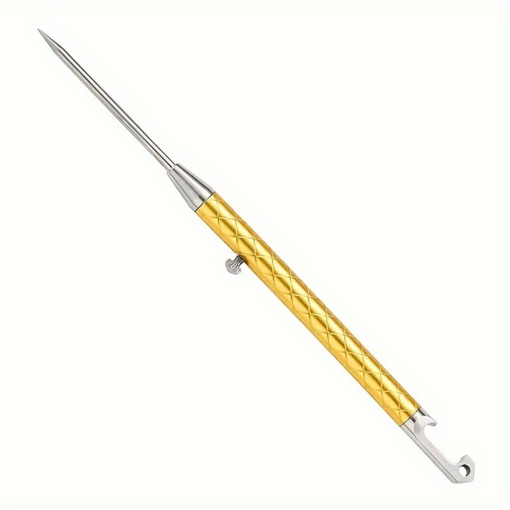 1 шт. портативные зубочистки из титанового сплава, универсальная портативная зубочистка из титанового сплава, съемный инструмент против засорения.