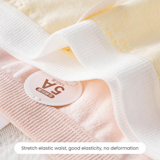 Трусики для старшеклассников бесшовные со средней талией, с высокой эластичностью, с вырезом, с хорошей воздухопроницаемостью