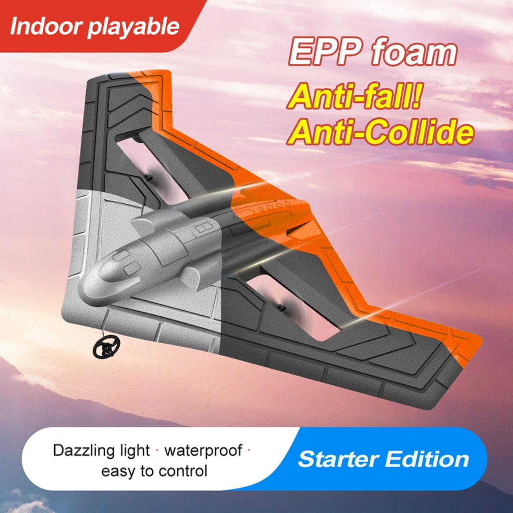 Радиоуправляемый самолет 2,4 ГГц планер Радиоуправляемый самолет летные игрушки для взрослых детей мальчиков со светодиодным гироскопом
