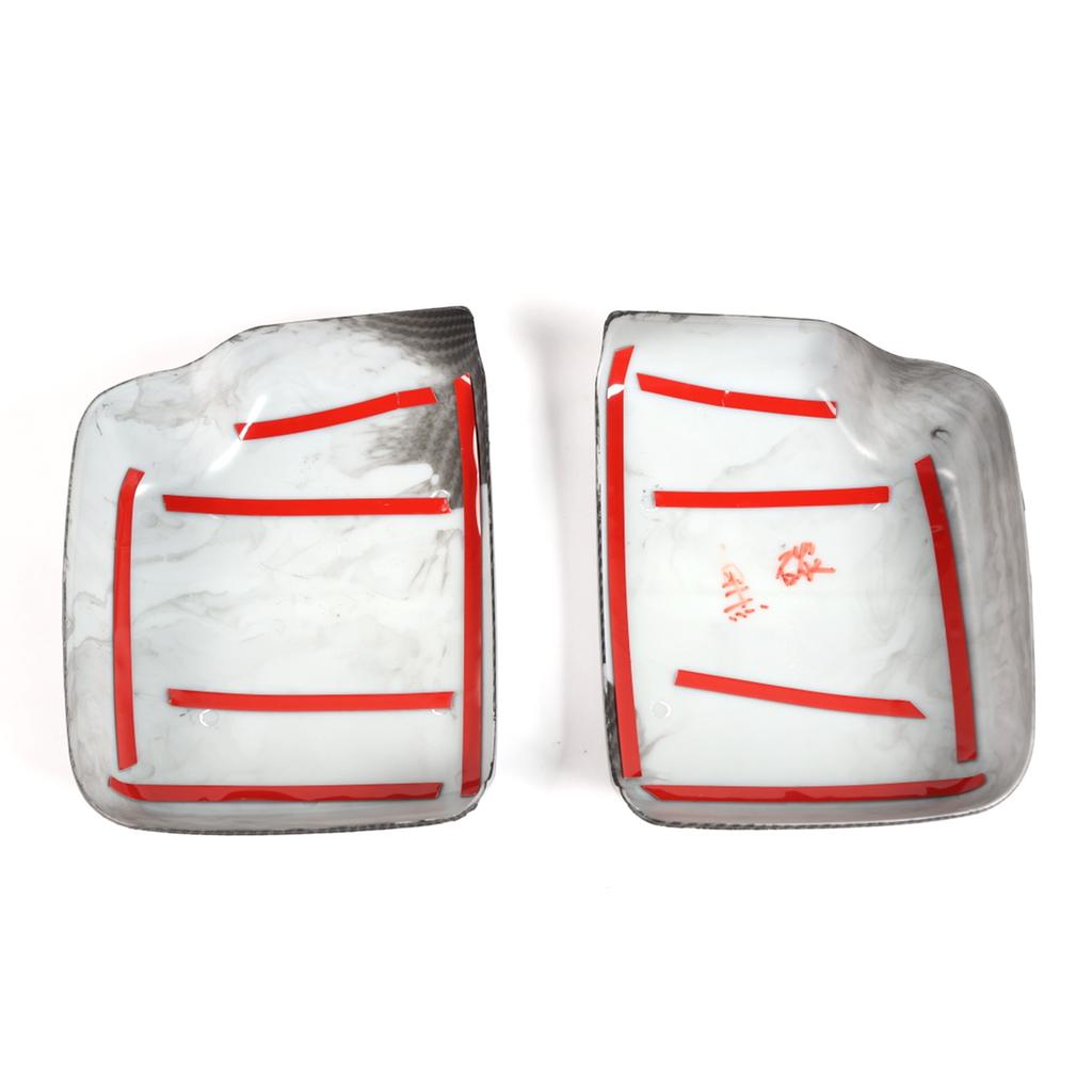 Накладка на наружное зеркало заднего вида из АБС-пластика с карбоновым волокном, подходит для Suzuki Jimny 2019-2020