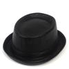 Universal Chemistry Punk Leather Black Fedora Leather Fedora