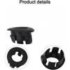 Door Lock Rod Grommet for BMW Interior Door Panel Clip Fastener Compatible with X5 E53 1999-2006 51418408567 Black Plastic