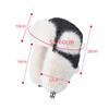 Plush Bomber Thickened Hats Winter For Women Men Waterproof Fur Cap Windproof Ear Protection Cap Outdoor Warm Earflap Skiing Hat