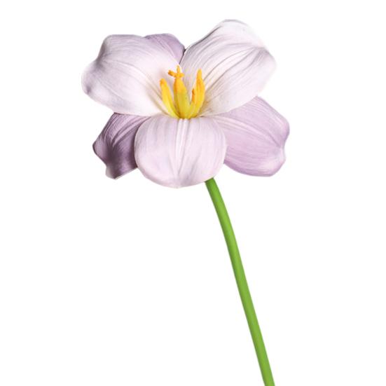 Букет из имитированных тюльпанов Реалистичные лепестки из искусственной кожи с эффектом увядания, гибкие стебли, не требующие ухода