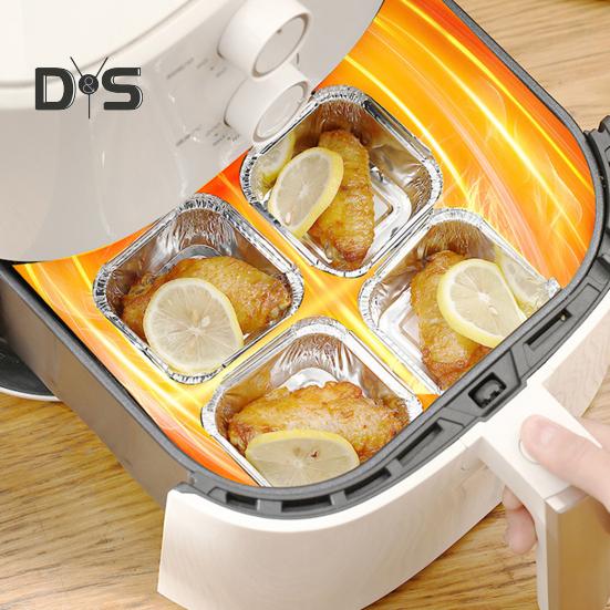 Антипригарные чашки для кексов, 20 шт., пищевые экологически чистые термостойкие водонепроницаемые чашки для кексов из алюминиевой фольги, вкладыши для выпечки, товары для дома