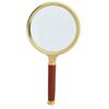 5-кратное увеличительное стекло 90 мм ручная лупа деревянная ручка лупа для чтения