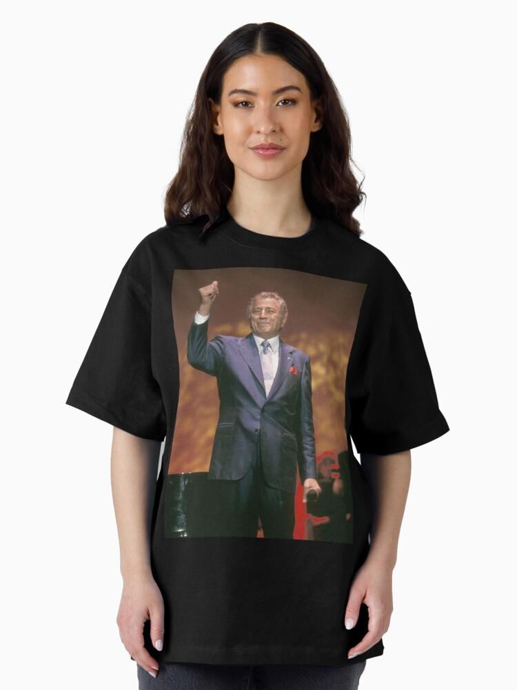 Tony Bennett Tony Bennett Photograph Oversized T-Shirt