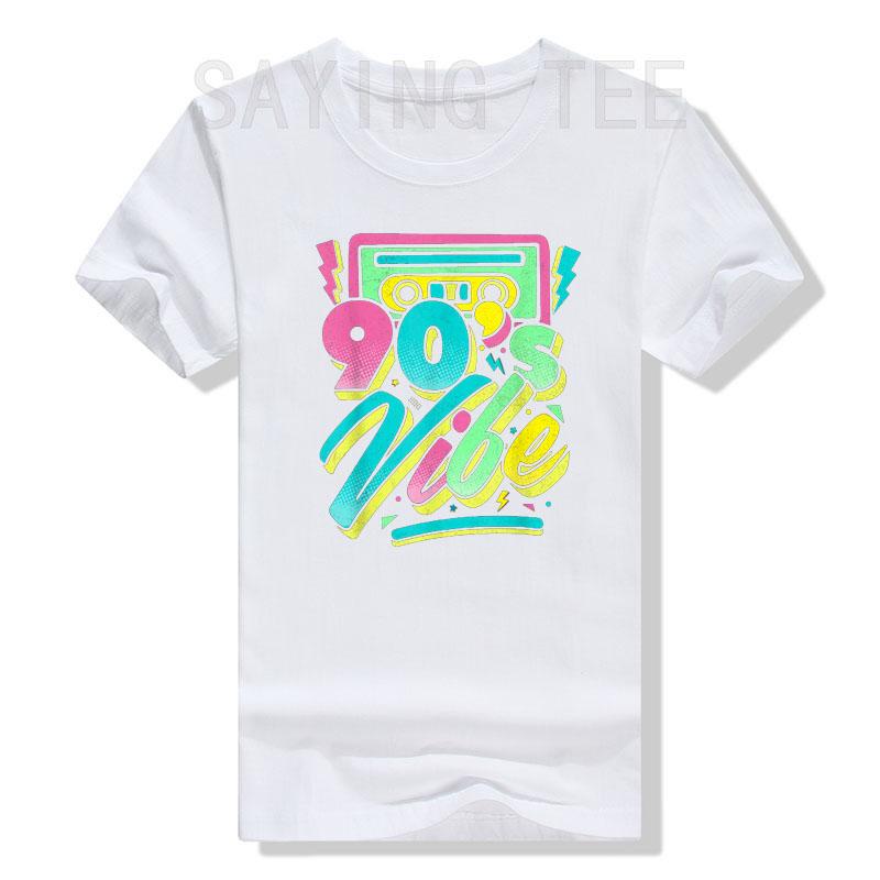 90s Vibe Vintage Retro Costume Party Nineties Unisexs Womens TShirt Music Lover Cool 90s Costume Funny Graphic Tee Tops Gifts