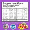 Multivitamins Supplement, With Magnesium, Niacin, 120 Capsules Per Bottle, Vegan