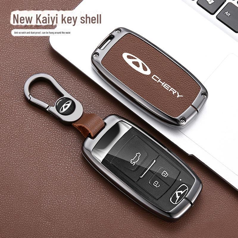 Чехол для ключа Chery Kaiyi и Xuanjie Pro - Корпус ключа для 21 модели - Стильный защитный чехол для мужчин.