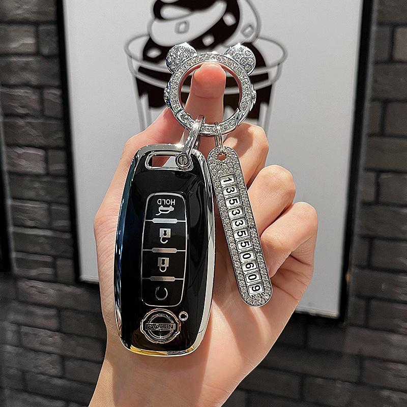 Специальный чехол для ключей Nissan Teana2023Новый высококачественный защитный чехол для пряжки сумки