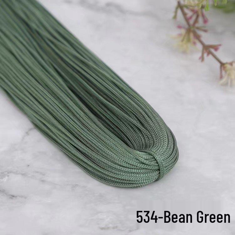 1mm Fine Ice Silk Crochet & Knitting Thread – Ideal for DIY Bags, Sandals, or Summer Hats