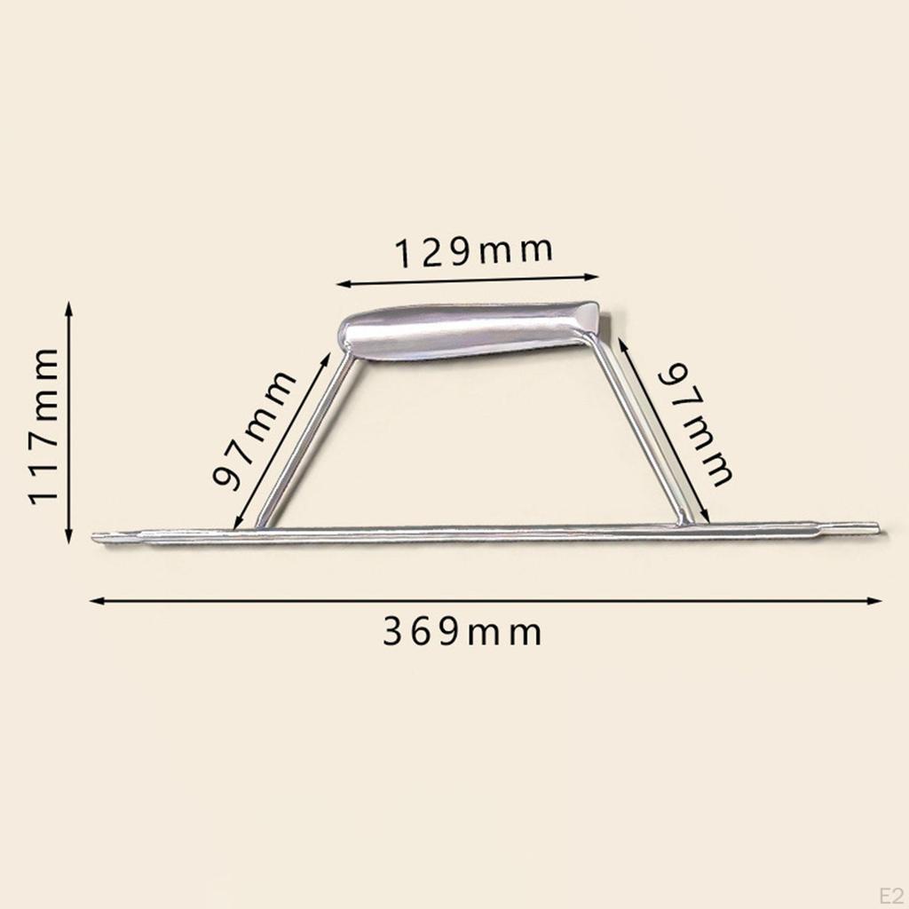 Эффективный Инструмент для Жарки Нержавеющая Сталь Скалка Легко Чистить Кулинарный Стержень Пресс-Палка для Дома