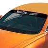 HAT1 Car Exterior Front Window Sticker Windshield Sport Decals for Volkswagen VW Beetle Logo Vinyl Film Waterproof Decor Accessories