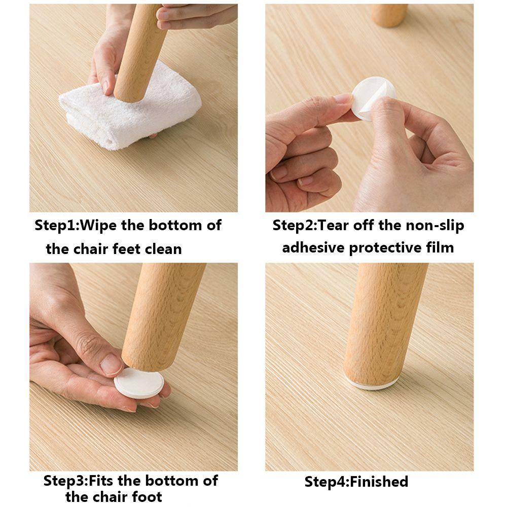 8PCS Home Silicone Table Leg Caps Sofa Chair Feet Cover Furniture Leg Pad Floor Protector