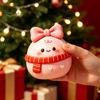 Anxiety Relief Gadget Christmas Daifuku Stress Toy, Slow Rebound Steamed Bun Squeeze Crunchy Ball Sensory Holiday Party Favors for Kids Adults