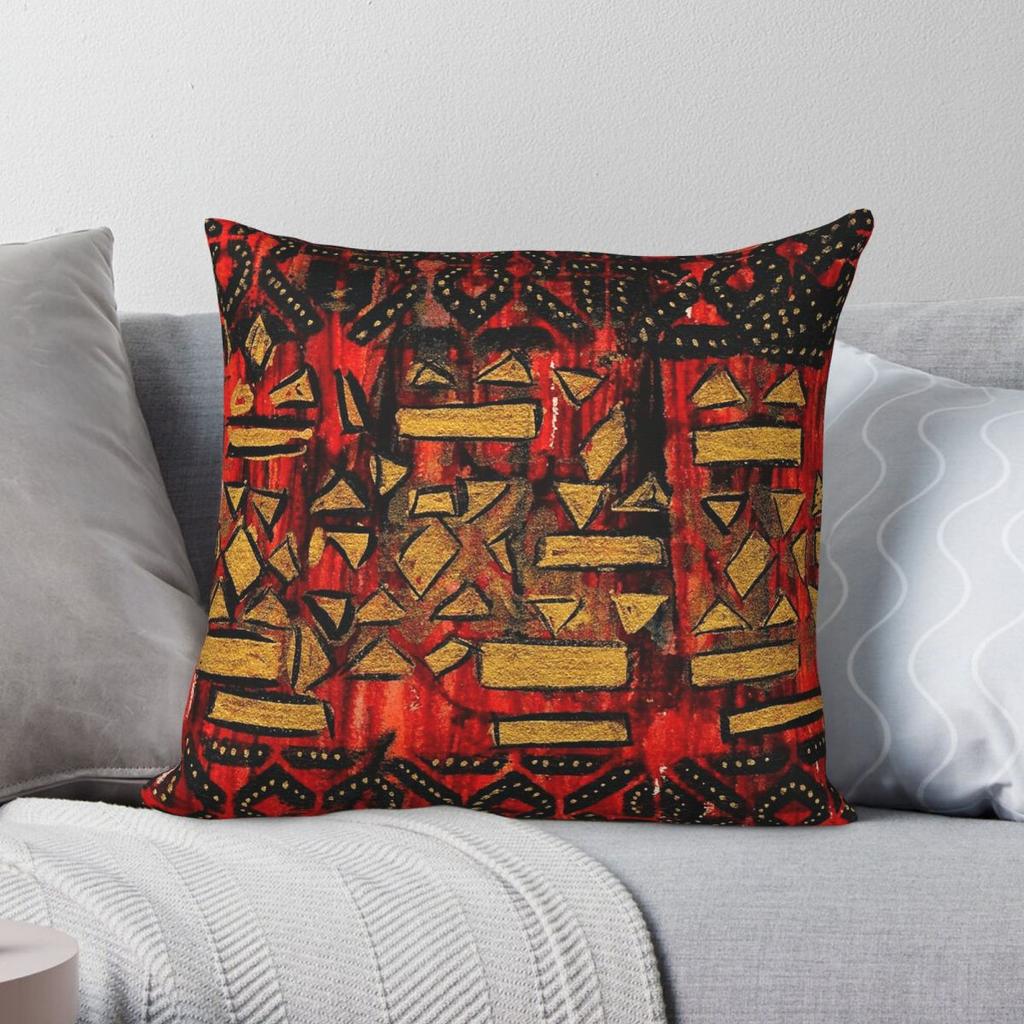 African Tribal Mudcloth Pillowcase Polyester Linen Velvet Creative Zip Decor Pillow Case Car Cushion Cover
