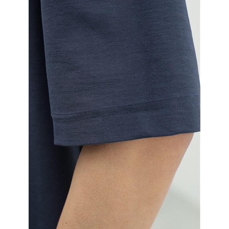 [Beams Heart] S/S TEE Cool touch sensation key neck layered T-shirt men's NAVY M 42040333639