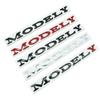 ICTB3 Model Y Logo Sticker for Tesla ModelY Creative Letter Stickers Tail Trunk 3D Zinc Alloy Emblem Badge Styling Car Modification