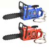 4pcs Funny Plastic Simulated Sounding Chainsaw Keychain Creative Repair Tool Saw Doll Bag Pendant Hanging Keyring for Women Men
