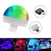 Автомобильная светодиодная авто лампа USB окружающее освещение DJ RGB мини красочный музыкальный звуковой свет интерфейс USB-C интерфейс Apple интерфейс для праздничной вечеринки караоке