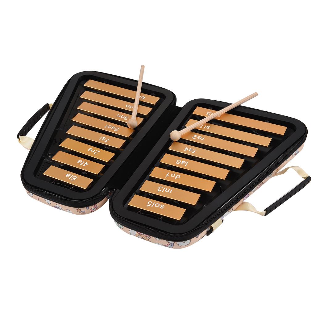 16-клавишный глокеншпиль, 16-нотный алюминиевый пластинчатый ксилофон, музыкальная перкуссия для раннего образования