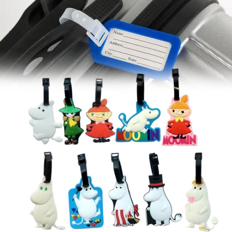 Муми-тролль Амиме Гиппо Пугало ПВХ Бирка для багажа с мультяшным рисунком для чемоданов