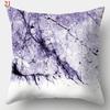 Taie D'oreiller Géométrique Violette, Housse De Coussin Décorative, Maison, Canapé, Carré