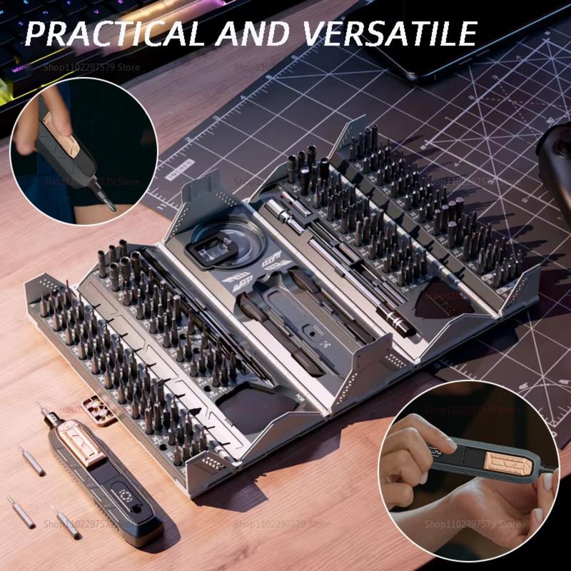 Precision Screwdriver Kit with CR-V Magnetic Bits for iPhone MacBook Glasses Electronics Repair Toolset for Electronics Projects