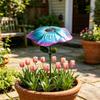 Plant Shade Umbrella Flower Flower Outdoor Sunshade Pot Umbrella Metal Parasol for Potted