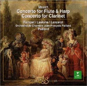 CD RAMPAL JEANPIERRE Моцарт Концерт для флейты и арфы Cla WPCS21050 Erato 2000 Япония ObiКлассика Б/у