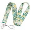 Starry Sky Elements Lanyards Key Chain Colorful Print Neck Straps Keychain Cell Phone Rope Teachers Gift 1PCS Badge Holder Key