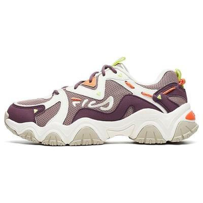 Fluid 4 Ткань Синтетическая кожа Спортивные Ретро Низкие Кроссовки для повседневной носки Женские кроссовки Розовый F12W242101FFC