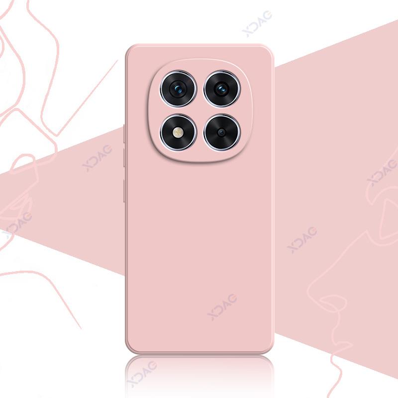 Роскошные двухслойные чехлы для Redmi Note 14 Pro 5G с полной защитой от ударов, задняя крышка RedmiNote14Pro Square Liquid Silicone Coque Shield